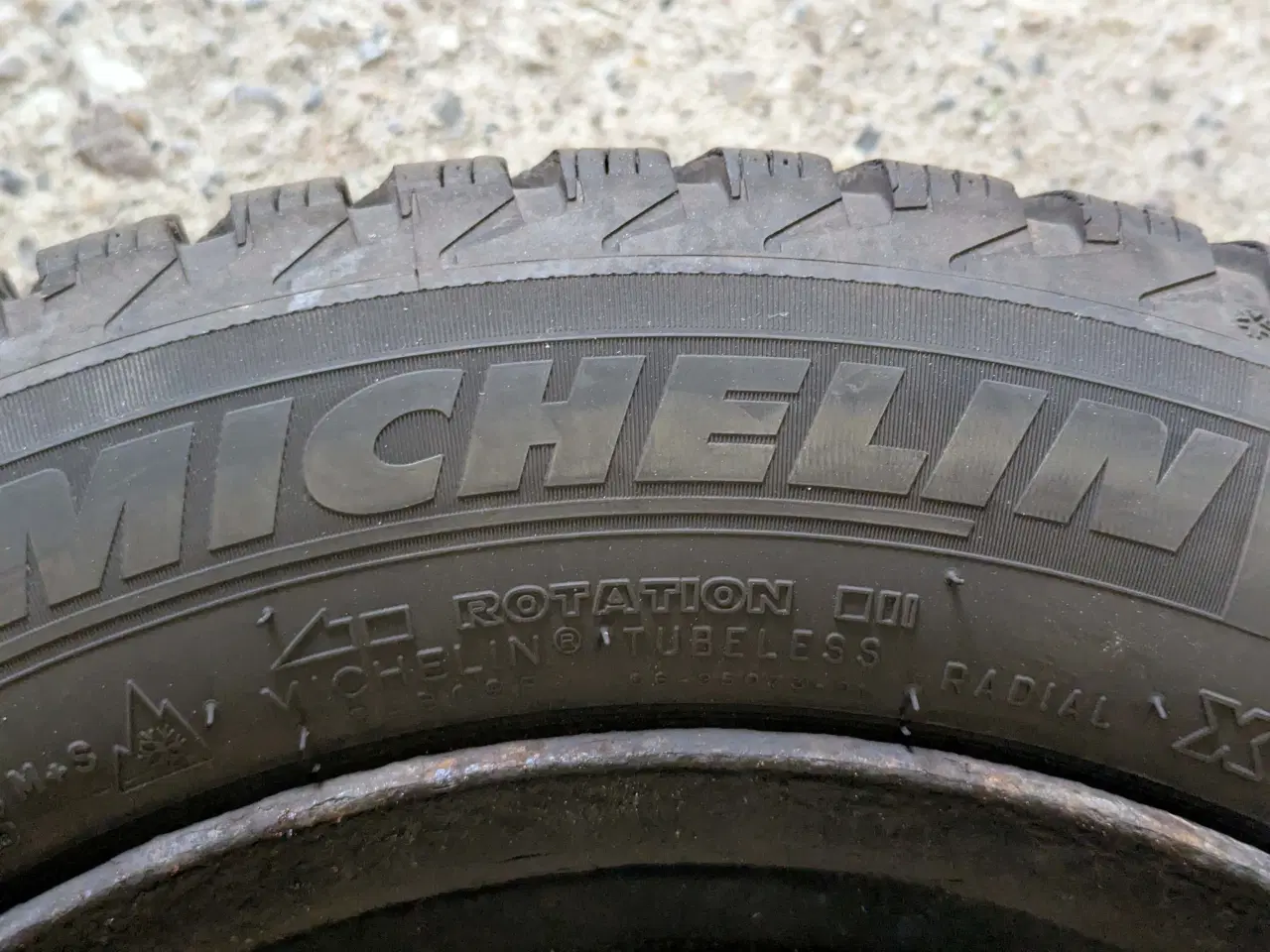 Billede 1 - Vinterhjul med 15 "Michelin Alpin dæk