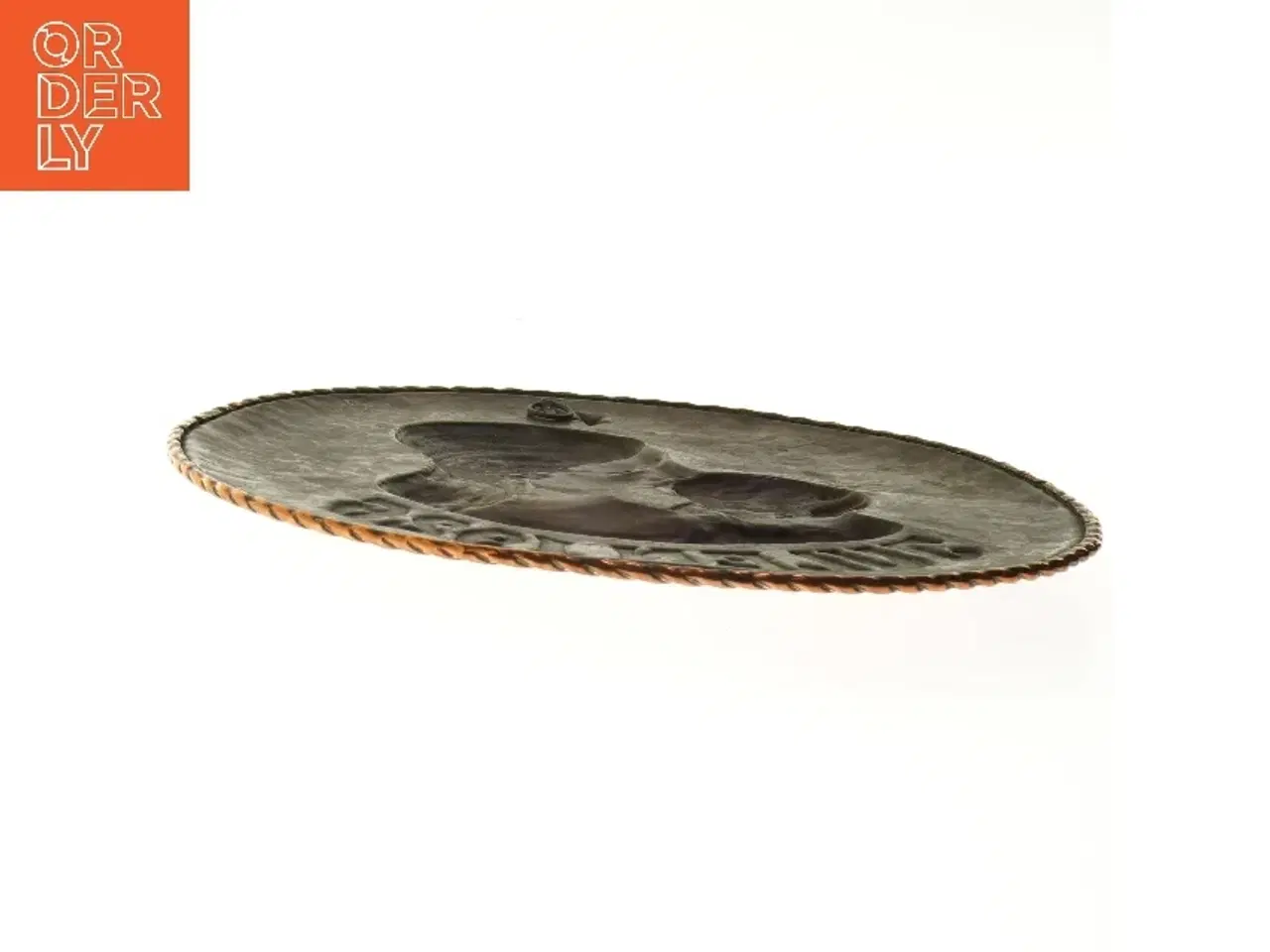 Billede 6 - Dekorativt ophæng i kobber fra 1926 (str. Ø 29,5 cm)
