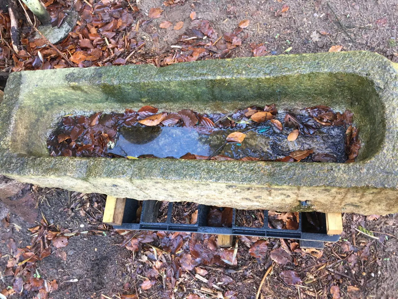 Billede 1 - Stentrug granit. 