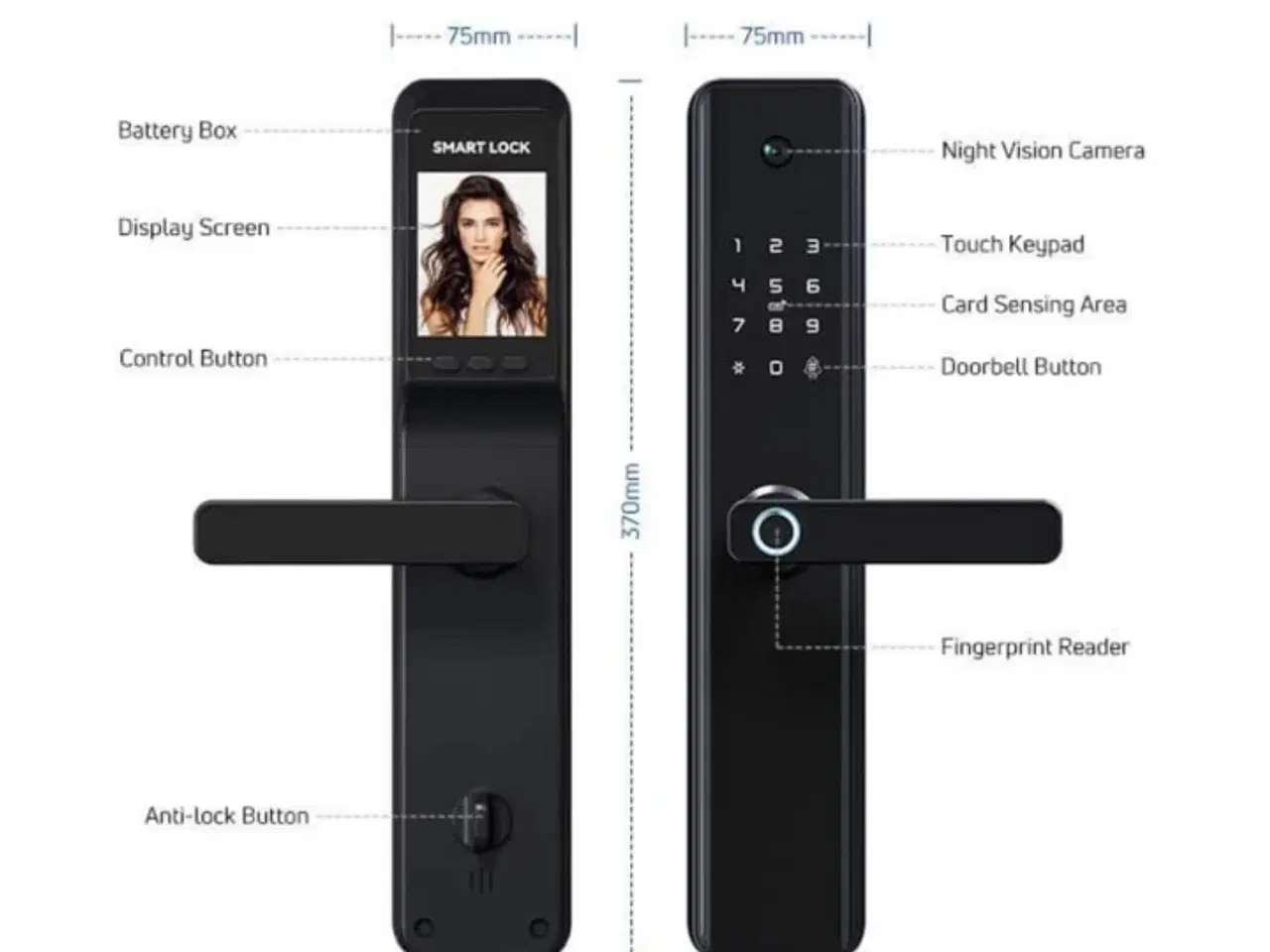 Billede 4 - Intelligent Lock K1 Pro