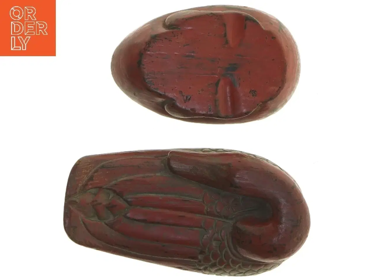 Billede 7 - Dekorativ fugl i træ (str. 19 cm)