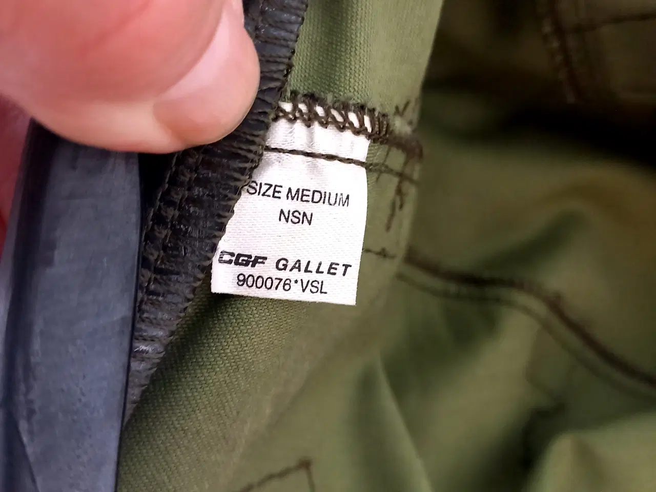 Billede 4 - Hjelm M/96 - Str. M - Camouflage M/84 - Militær