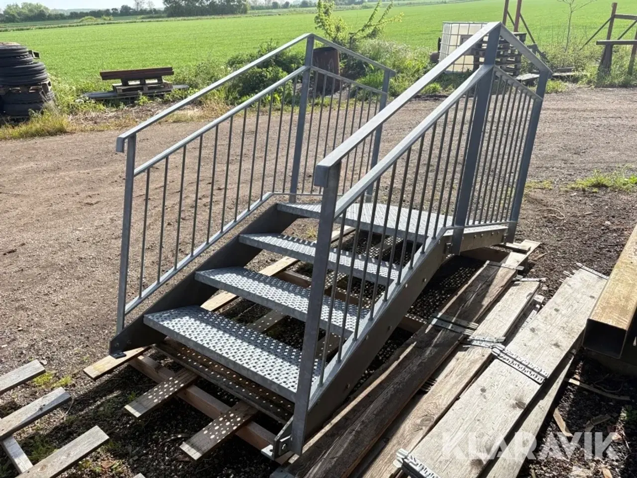Billede 1 - Trappe galvaniseret