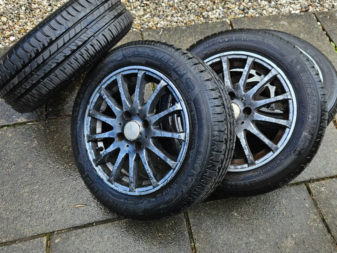 Billede 2 - Alufælge med michelin dæk