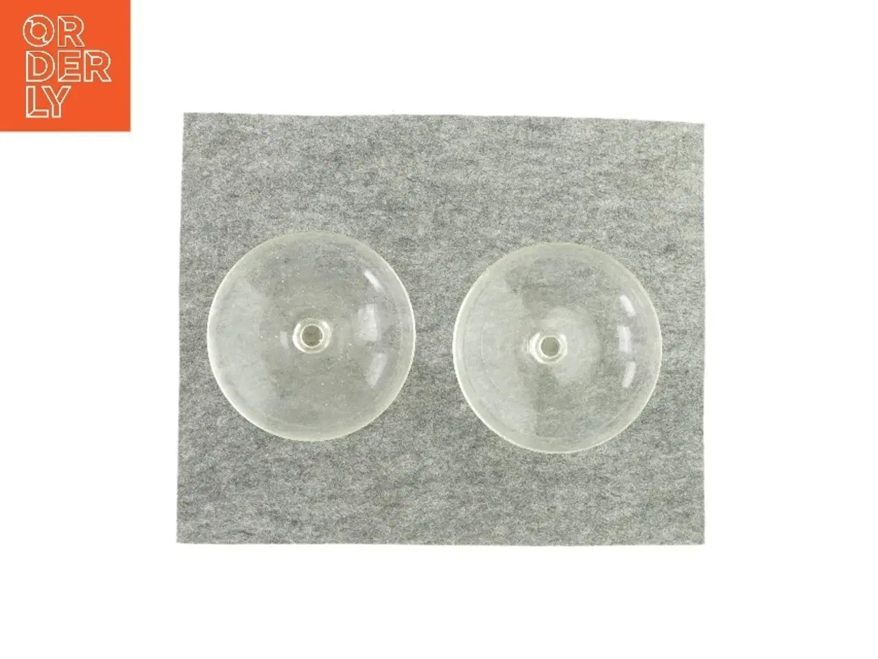 Billede 3 - Glasskål på fod (2 stk) (str. HØ: 11x15 cm)