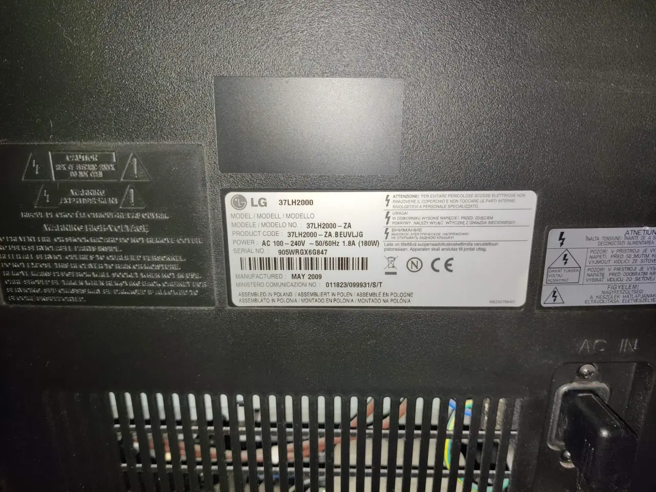 Billede 3 - Lg 37" tv 