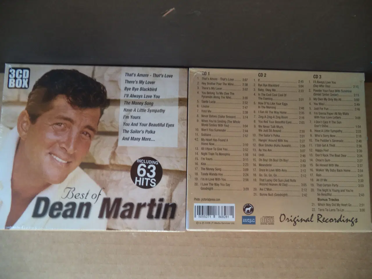 Billede 1 - DEAN MARTIN ** Best Of (3-CD-box) (t 6828)        