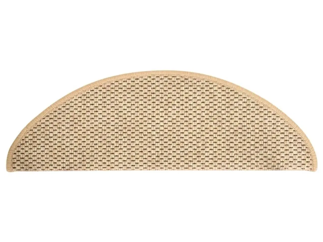 Billede 4 - Selvklæbende trappemåtter 15stk. 65x21x4cm sisal-look lys beige