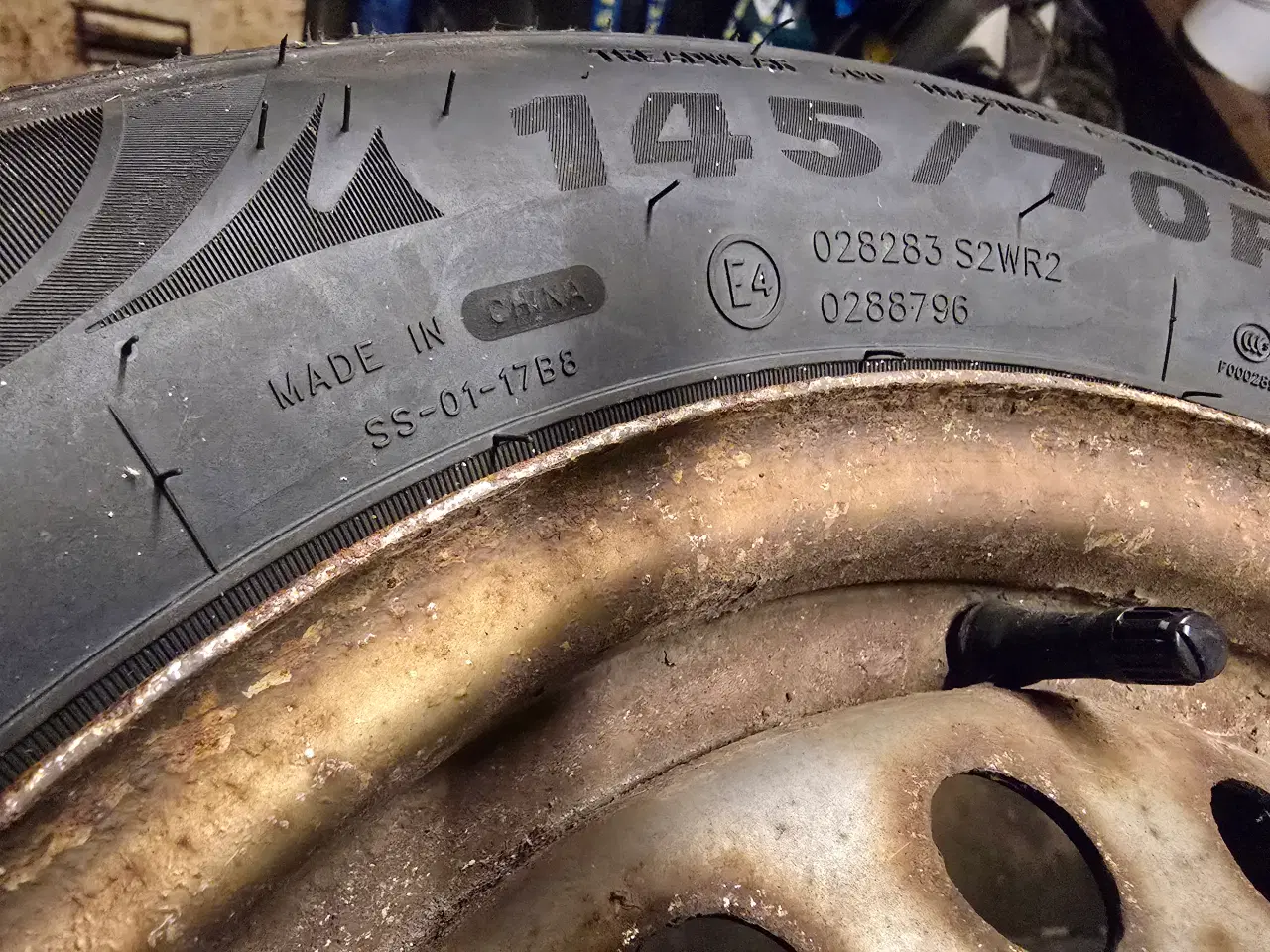 Billede 7 - Trailerhjul 145 / 70 R 13 71 T Dæk er ny fra 2024