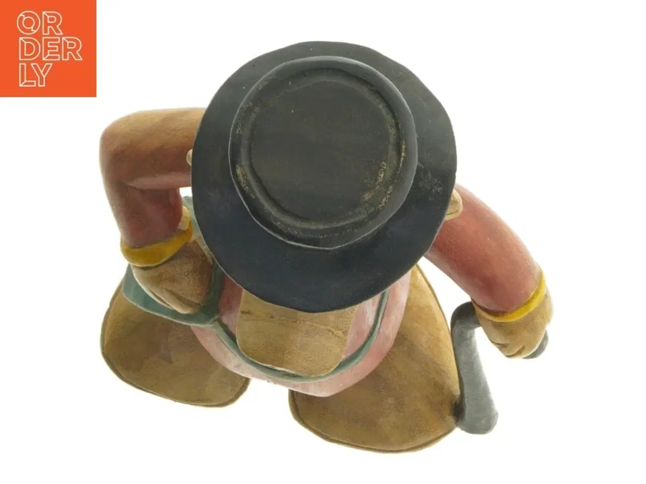 Billede 4 - Træ statue af Joakim von And (str. 32x19 cm)