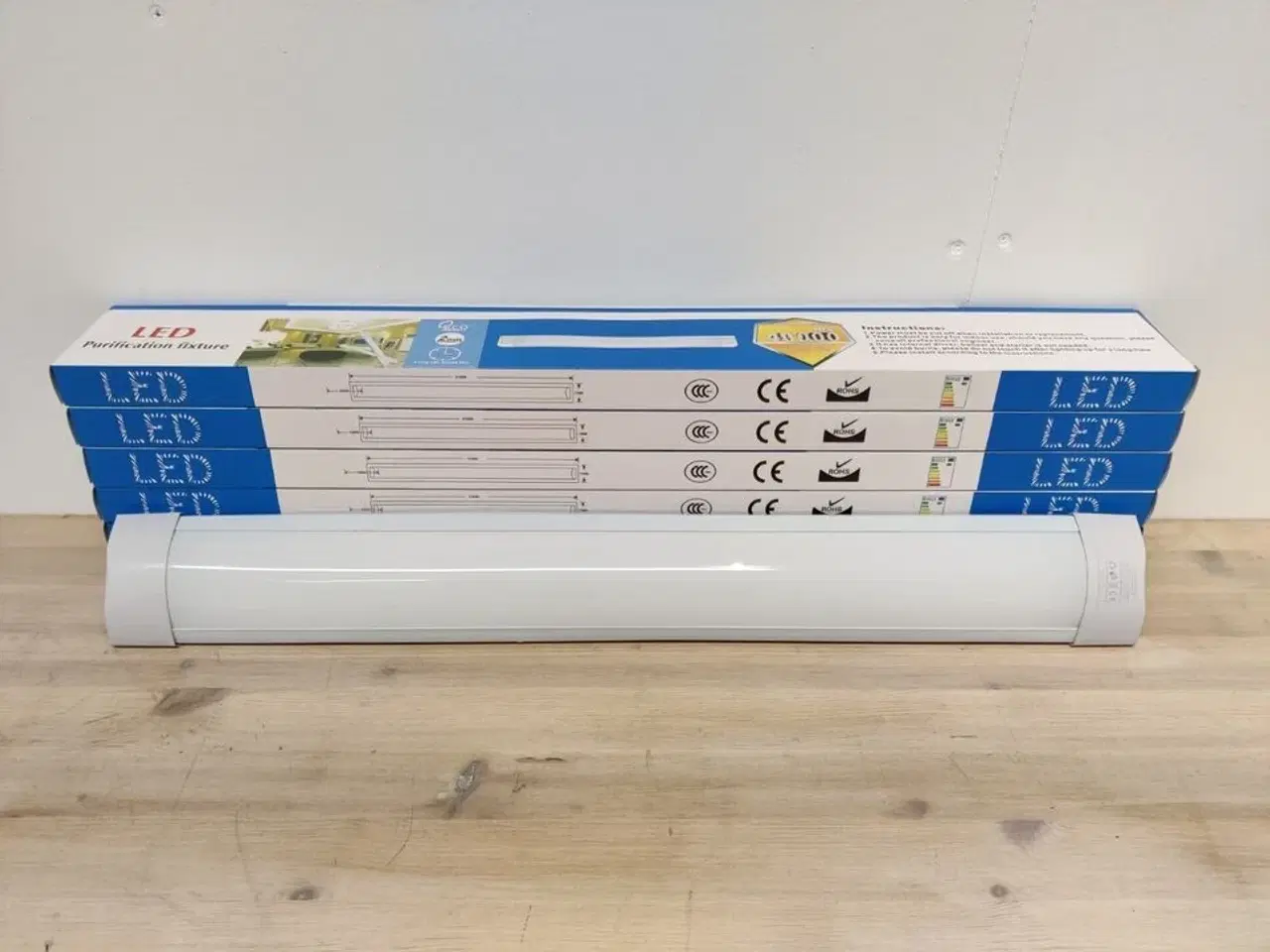 Billede 1 - 6 stk. LED lysarmaturer, 96 watt, 60 cm.