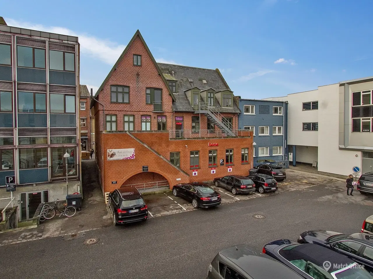 Billede 1 - Parkeringspladser  til leje ved Hørsholm gågade.