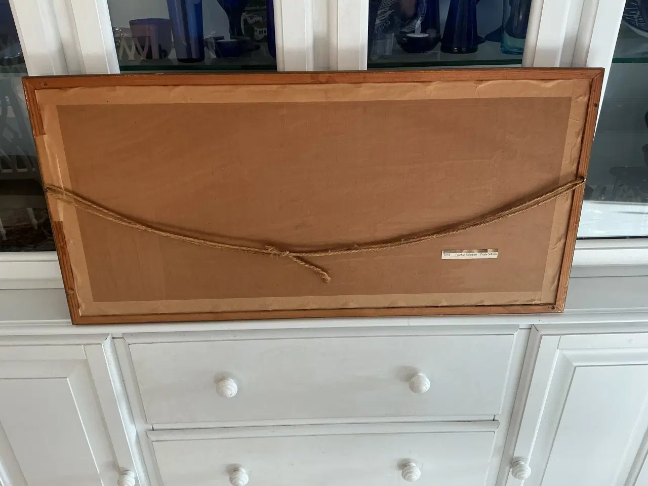 Billede 5 - Stilleben maleri - signeret E. Kruger - 80 x 40 