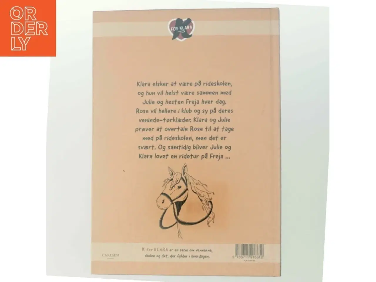 Billede 2 - K for Klara, Rideturen af Line Kyed Knudsen (Bog)