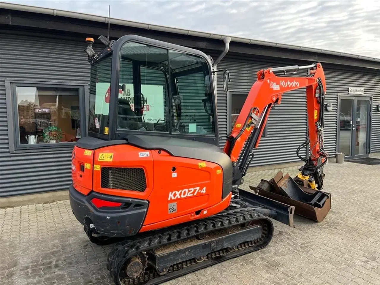 Billede 17 - Kubota kx027-4 Aftageligt Engcon rotortilt, Centralsmørring mm.