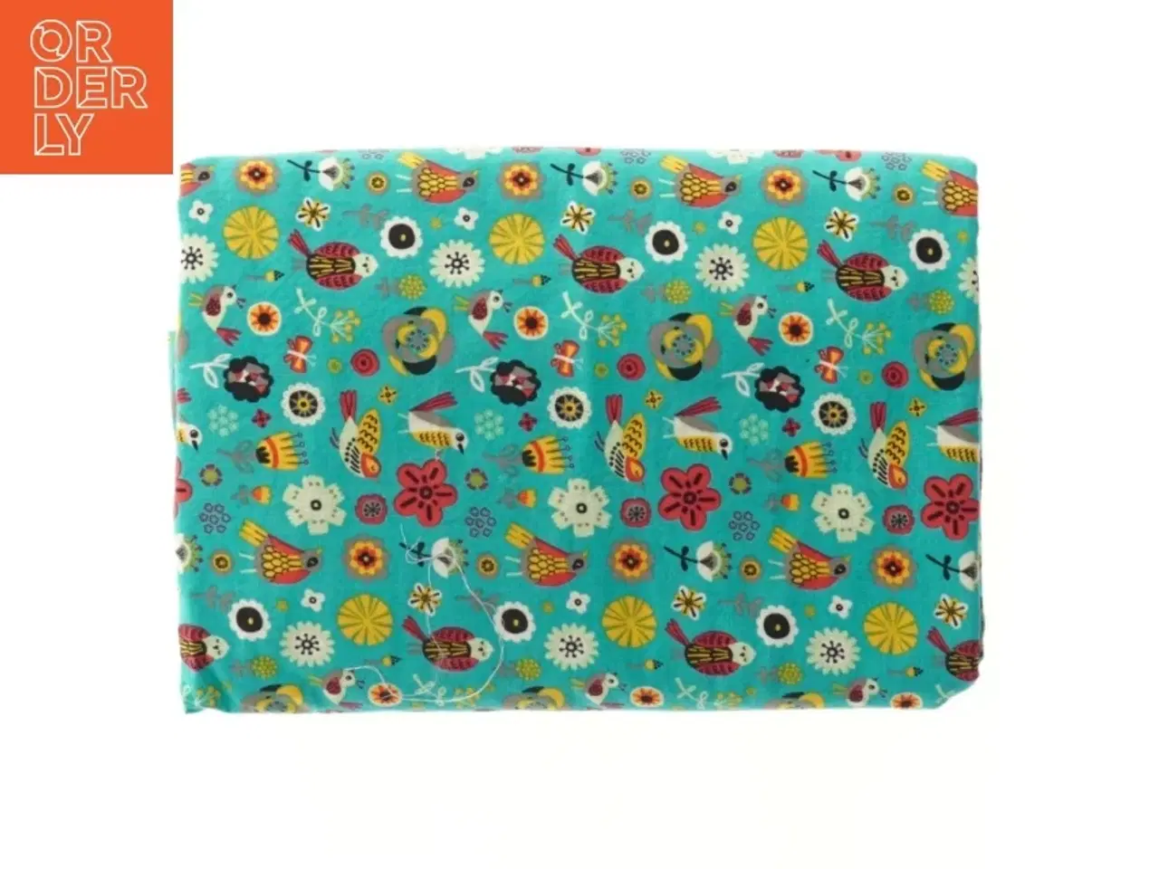 Billede 1 - Stof med blomstermønster (str. 106x252 cm)