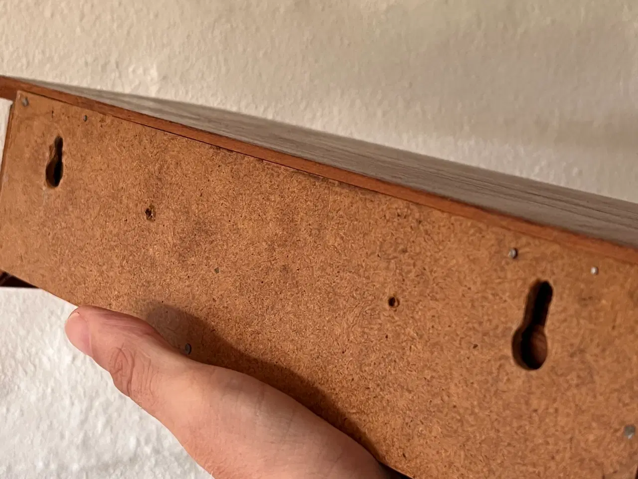 Billede 8 - Midcentury moderne teak væghylde / svævende natbor