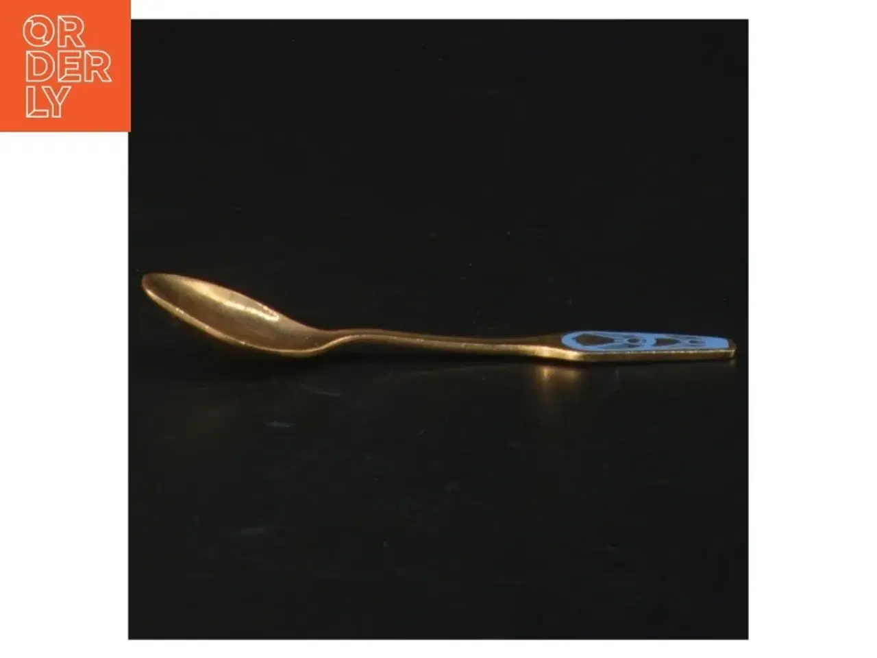Billede 5 - Antik metalske med blåt emblem fra Meka Denmark (str. Længde, 11 cm)