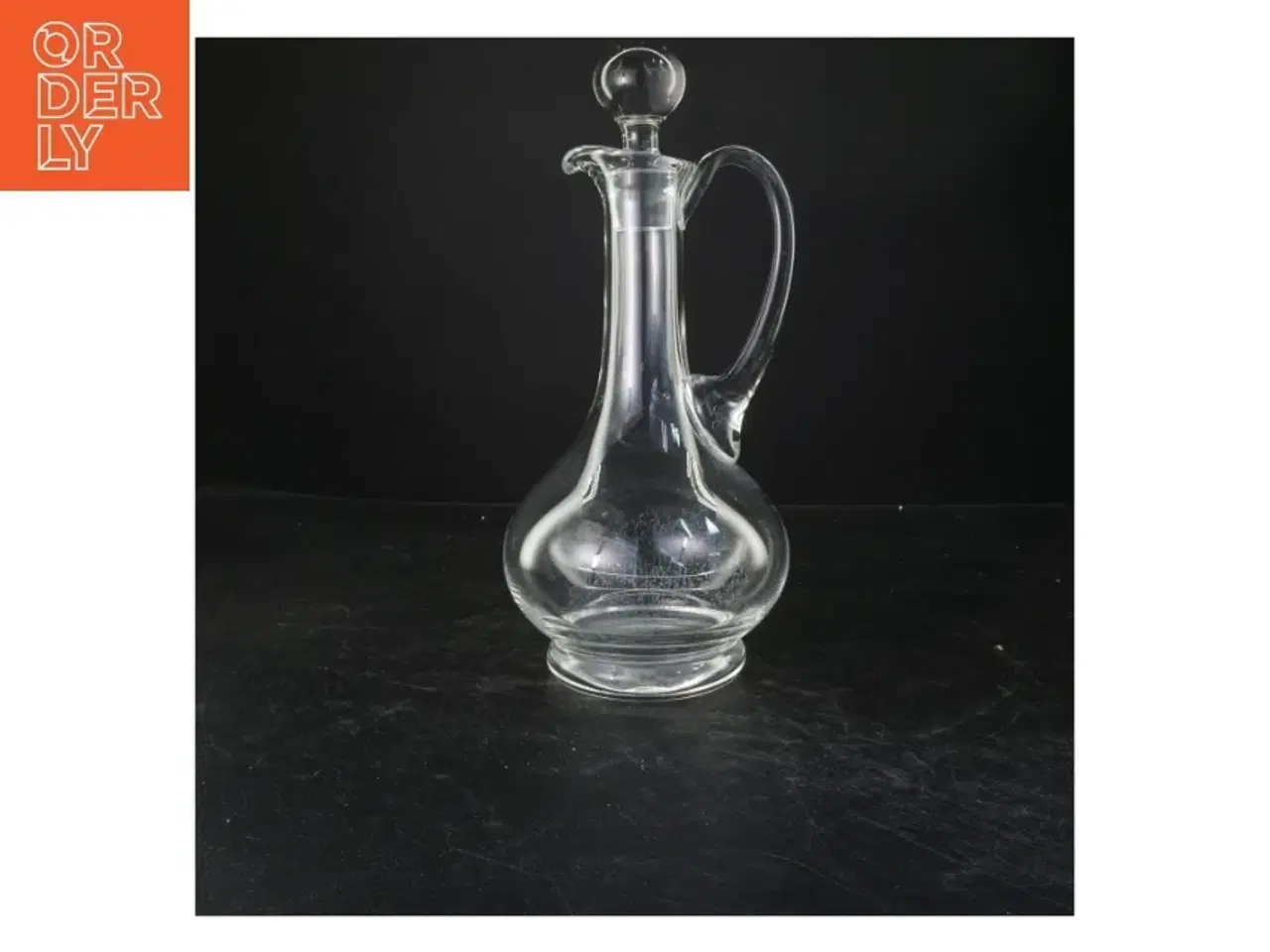 Billede 1 - Glas karaffel med låg (str. 32x14 cm)