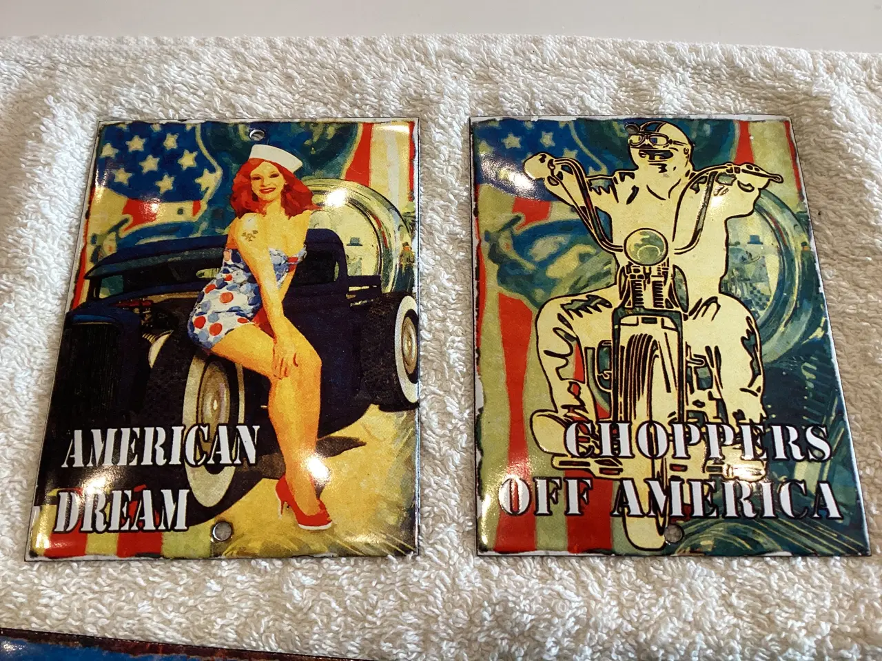 Billede 2 - Emalje skilte,fra 1980 erne