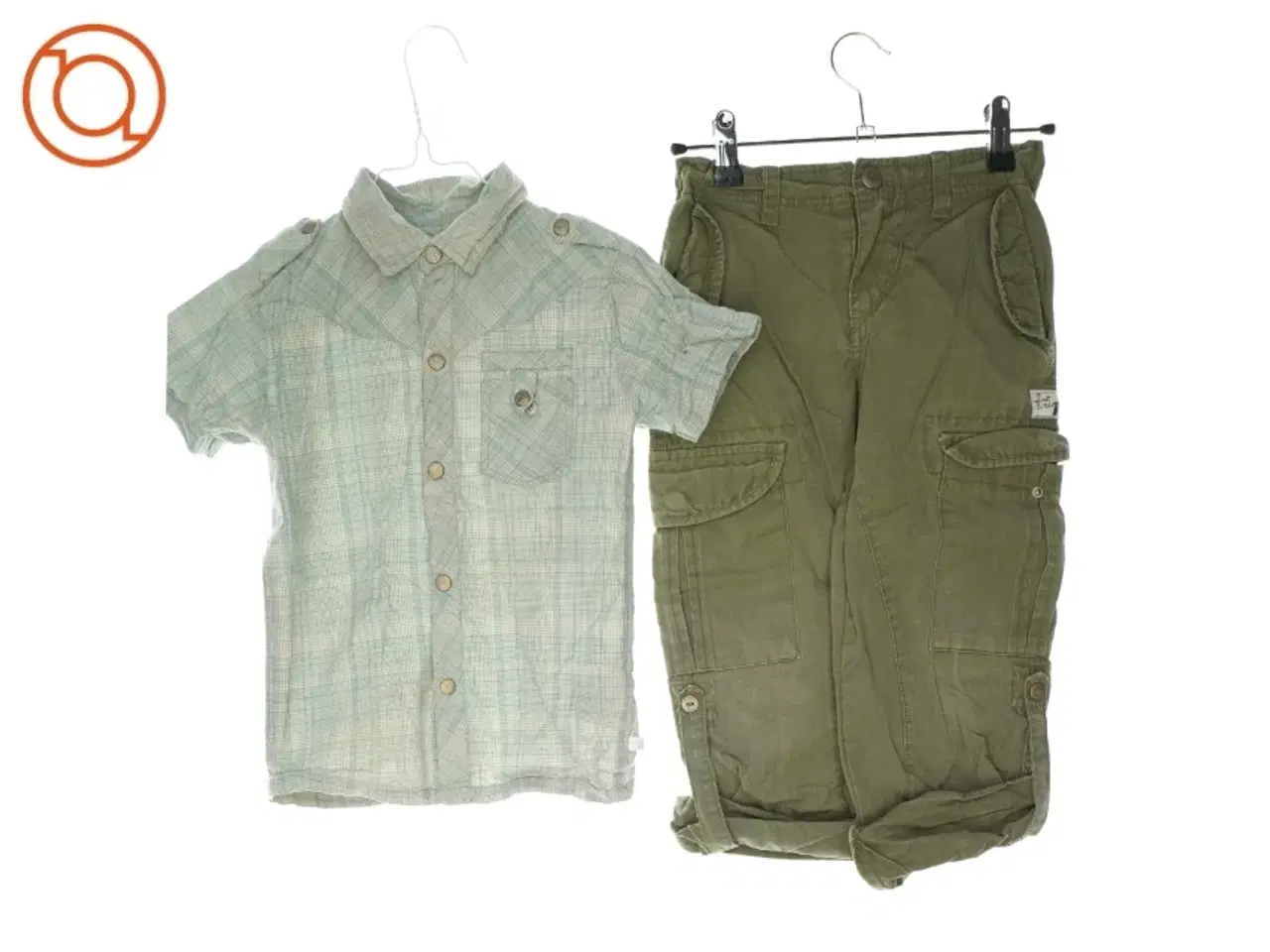 Billede 1 - Sæt med skjorte og bukser fra Minymo (str. 104 cm)