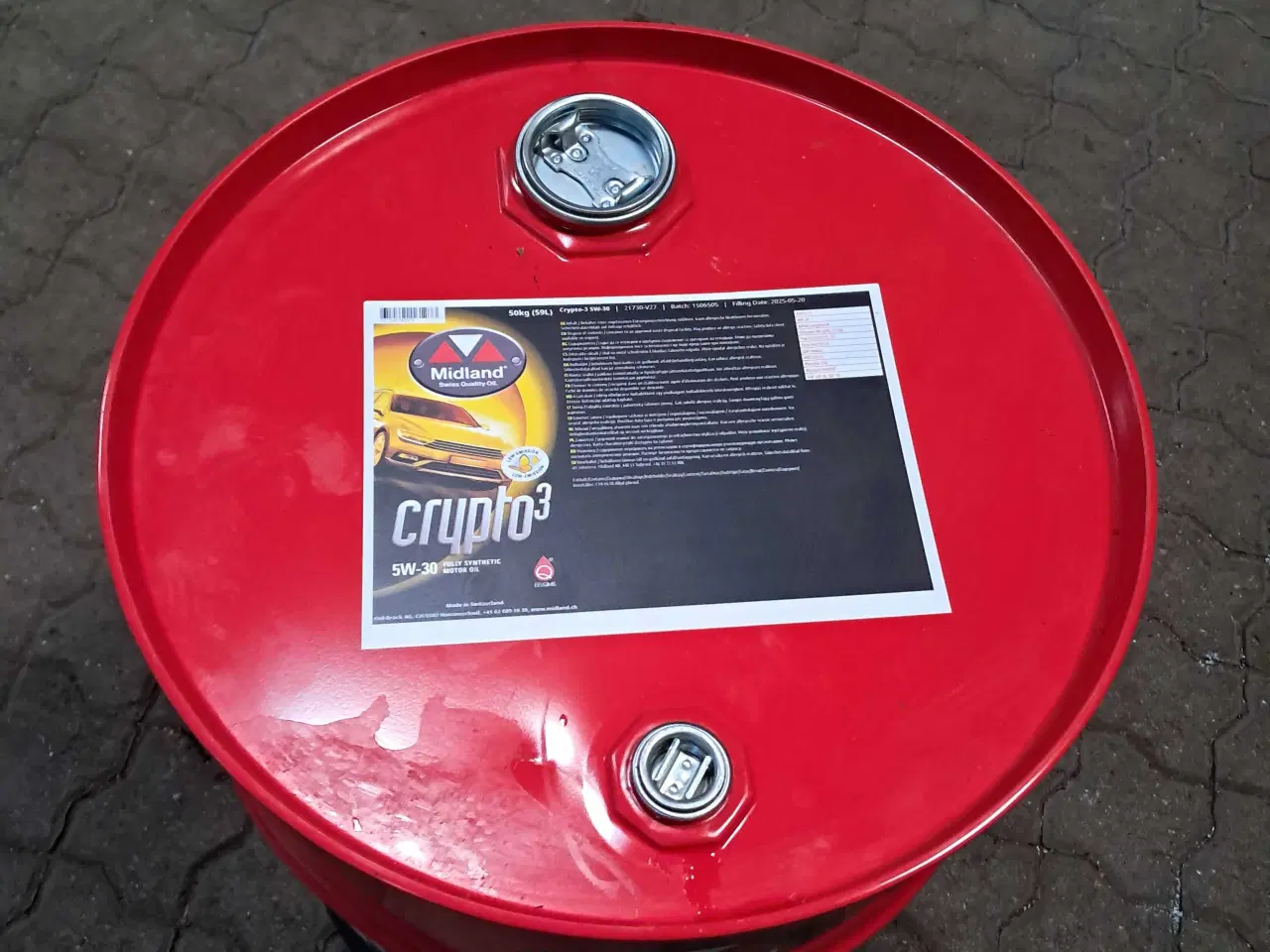 Billede 2 - 60L Olietønde