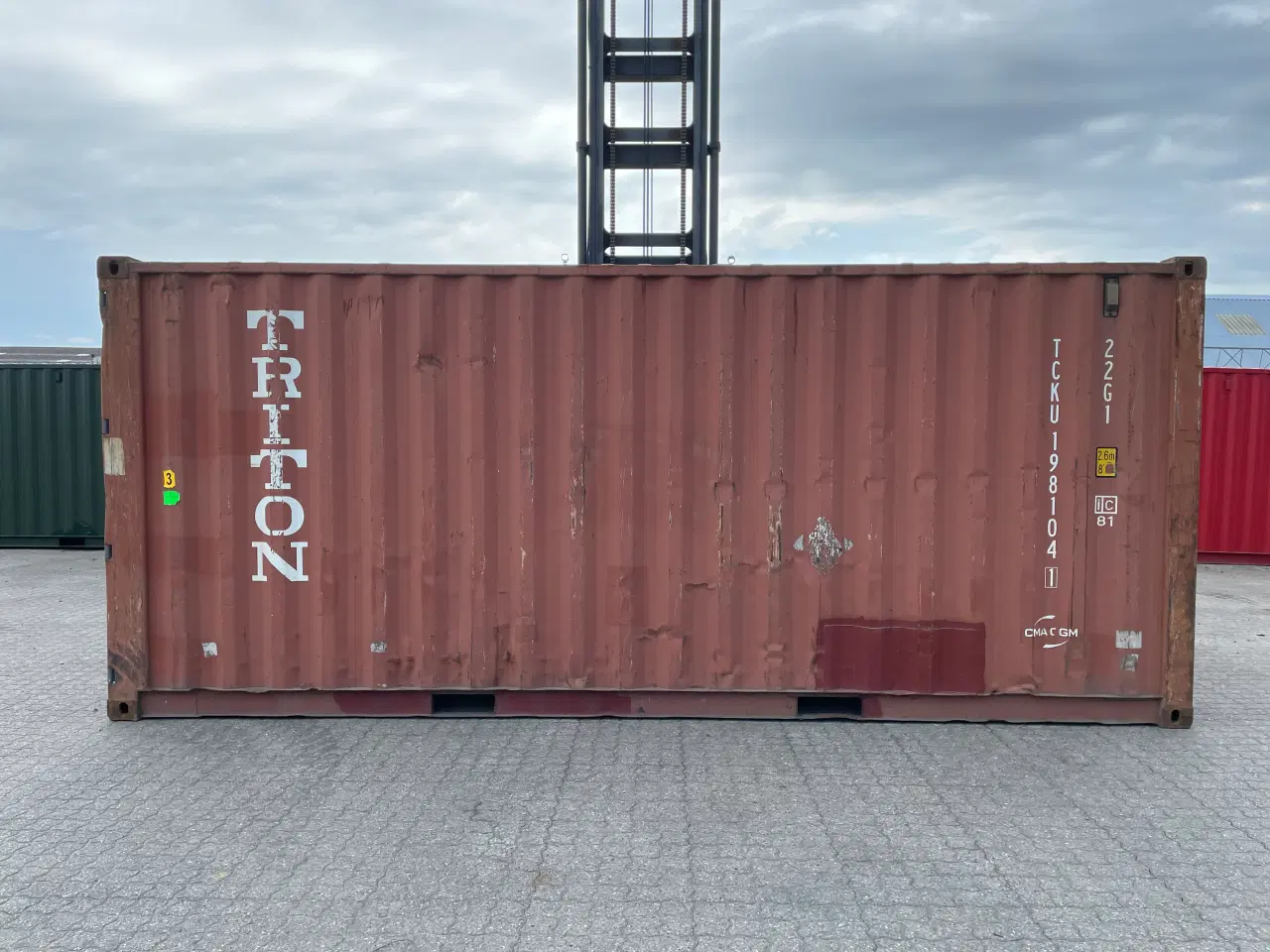 Billede 3 - 20 fods Container- ID: TCKU 198104-1