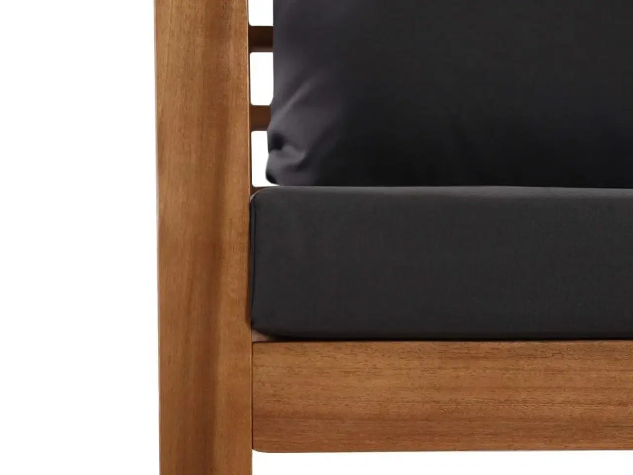 Billede 9 - Haveloungesæt 4 dele med hynder massivt akacietræ