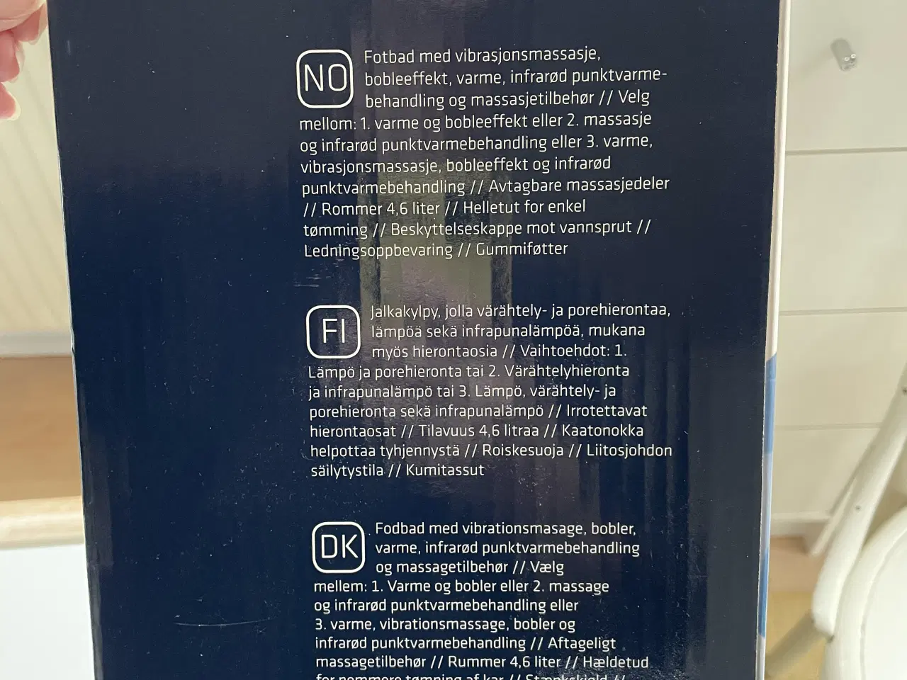 Billede 3 - OBH Nordica Wellness fod bad