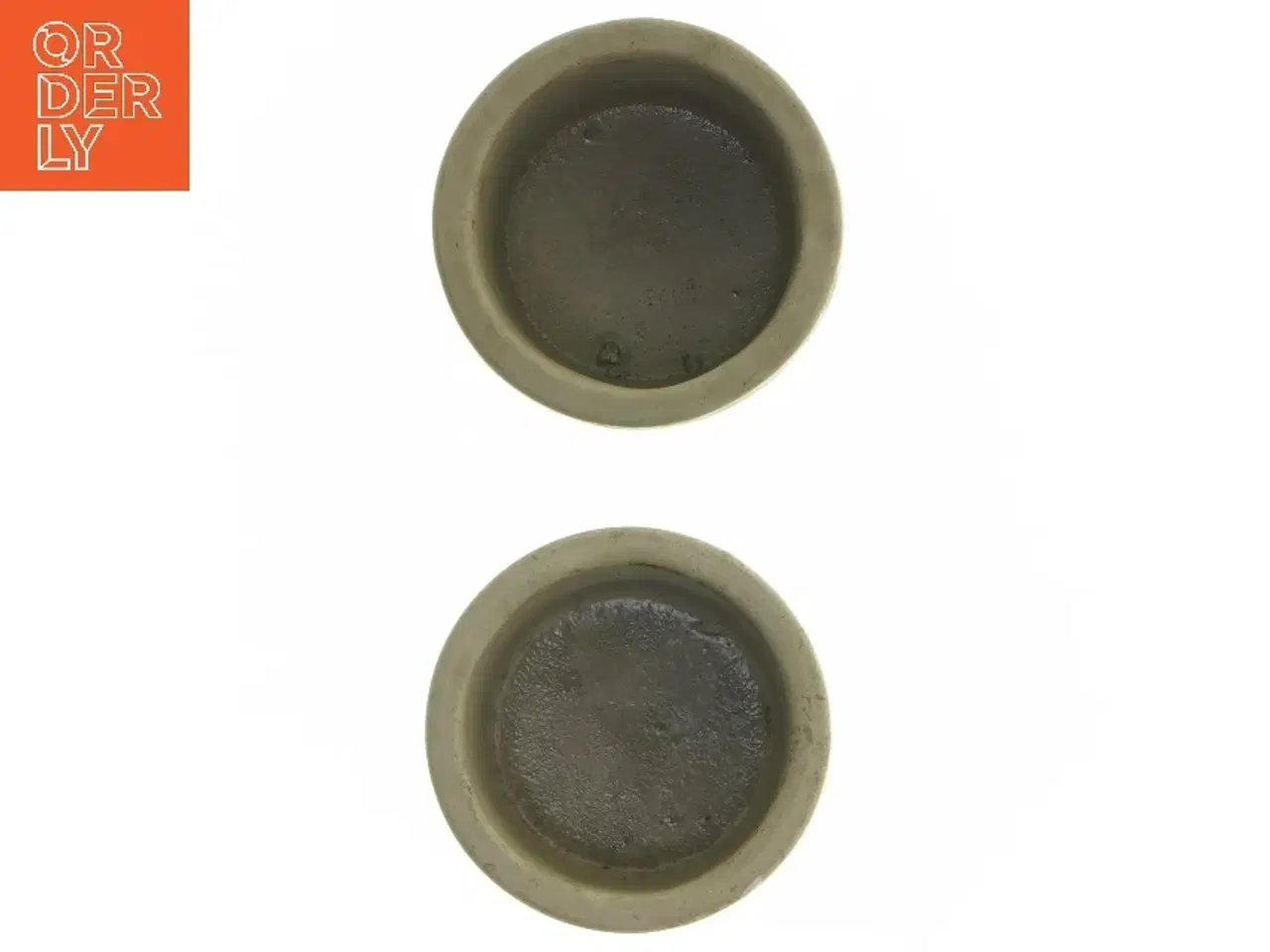 Billede 5 - Beton fyrfadslys holdere med hjerte design (str. Ø 7,5x6 cm)