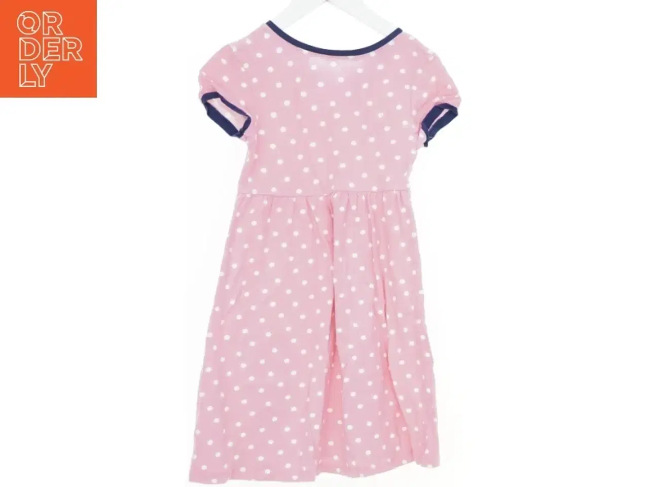 Billede 2 - Lyserød børnekjole med polkaprikker og Minnie-motiv fra H&M (str. 122)