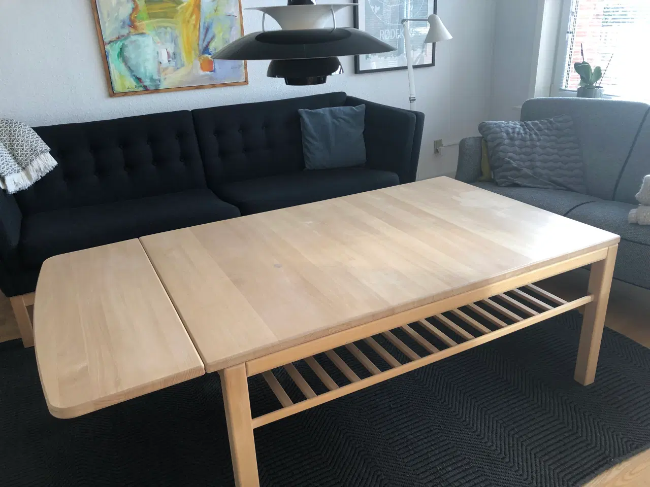 Billede 3 - Sofabord m hylde og klap