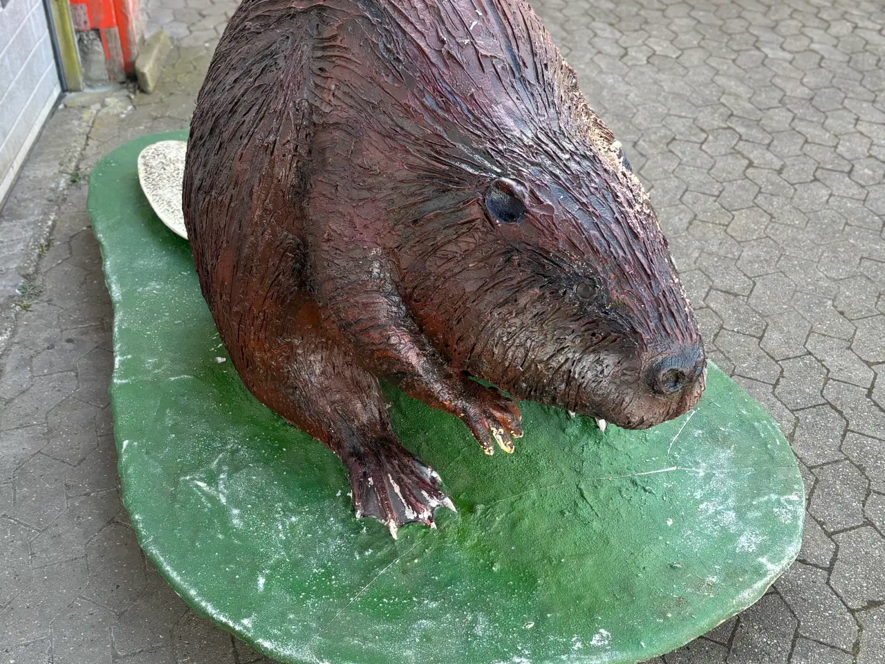 Billede 3 - Kæmpe bæver figur fra butik - 220 cm lang