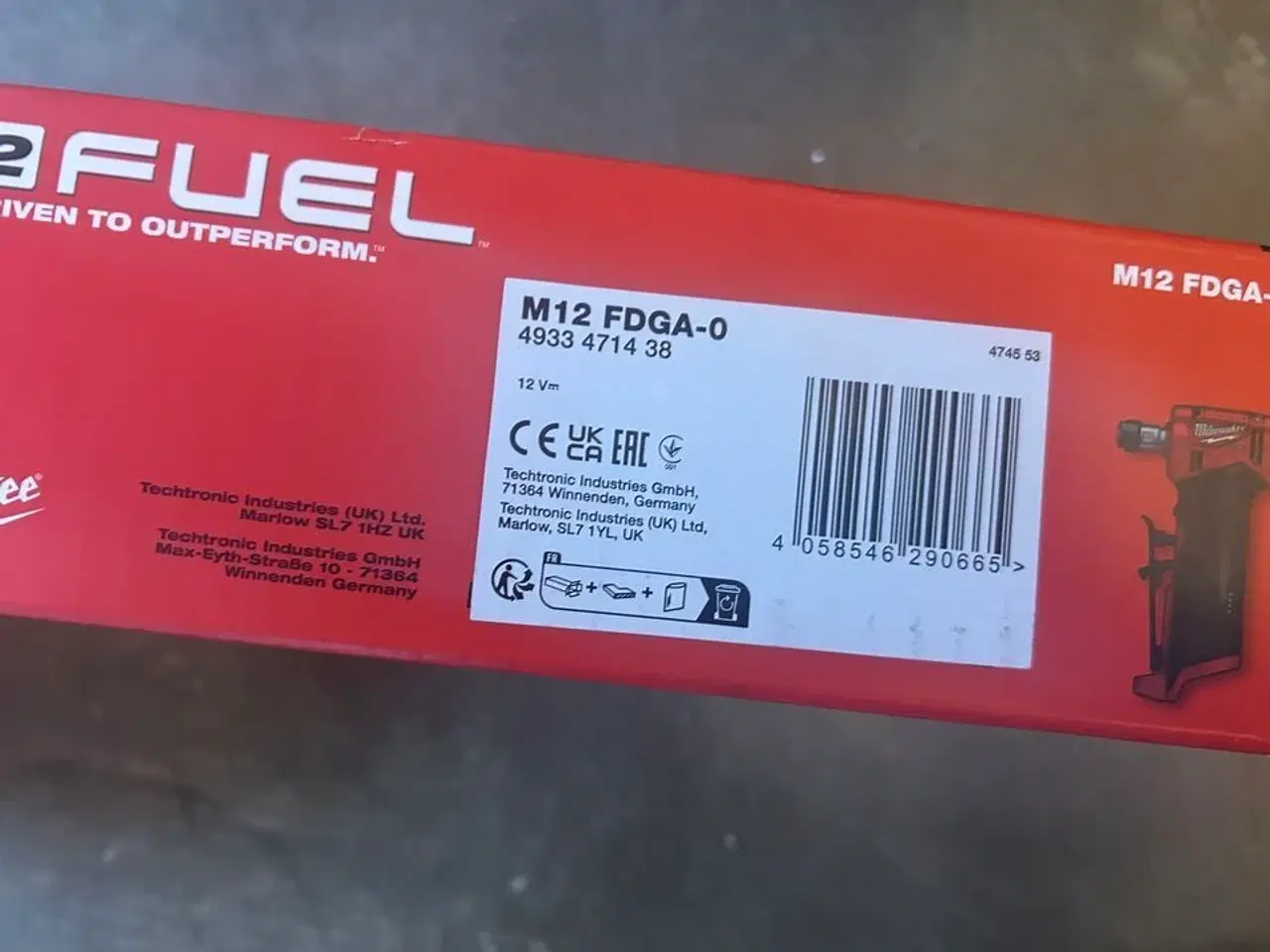 Billede 2 - MILWAUKEE Vinklet ligesliber M12 FDGA-0