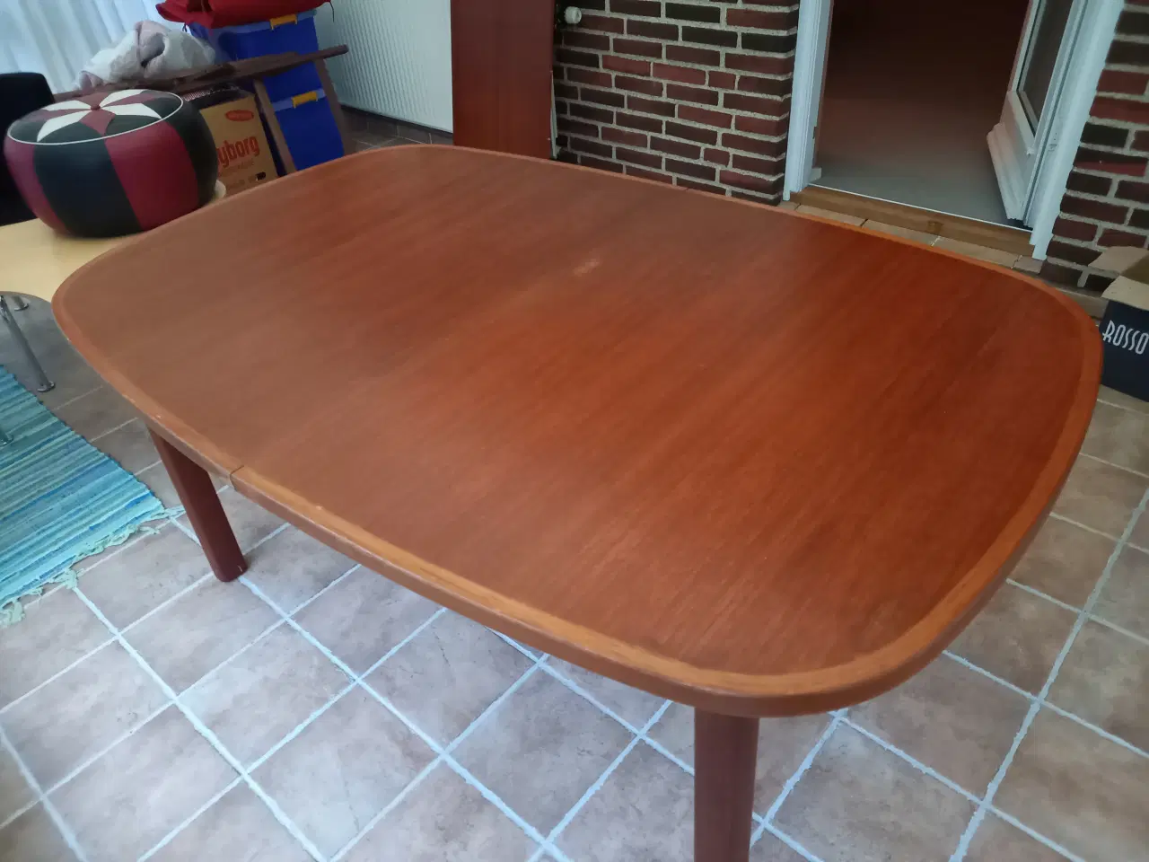Billede 2 - Stort spisebord i teaktræ 