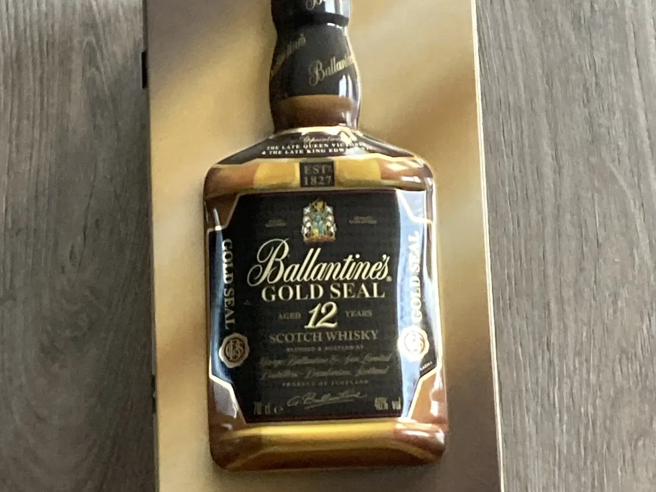 Billede 1 - Ballantine’s Gold Seal 12 Scotch whisky metaldåse 