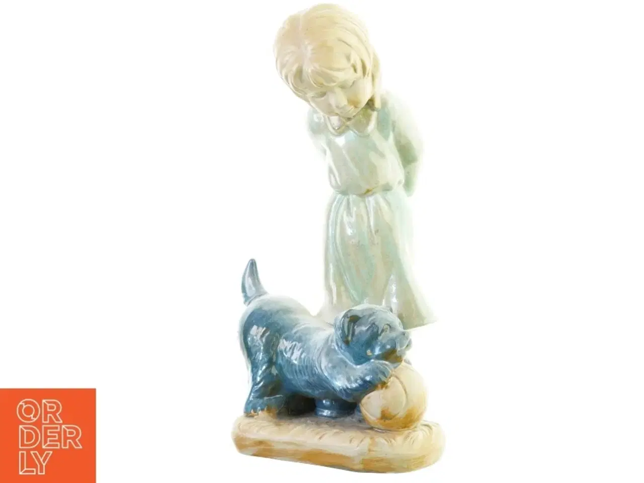 Billede 1 - Porcelænsfigur (str. 40 x 20 cm)