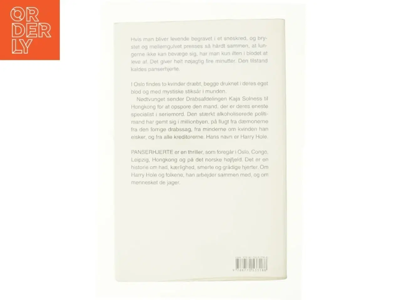 Billede 2 - Panserhjerte af Jo Nesbø (Bog)