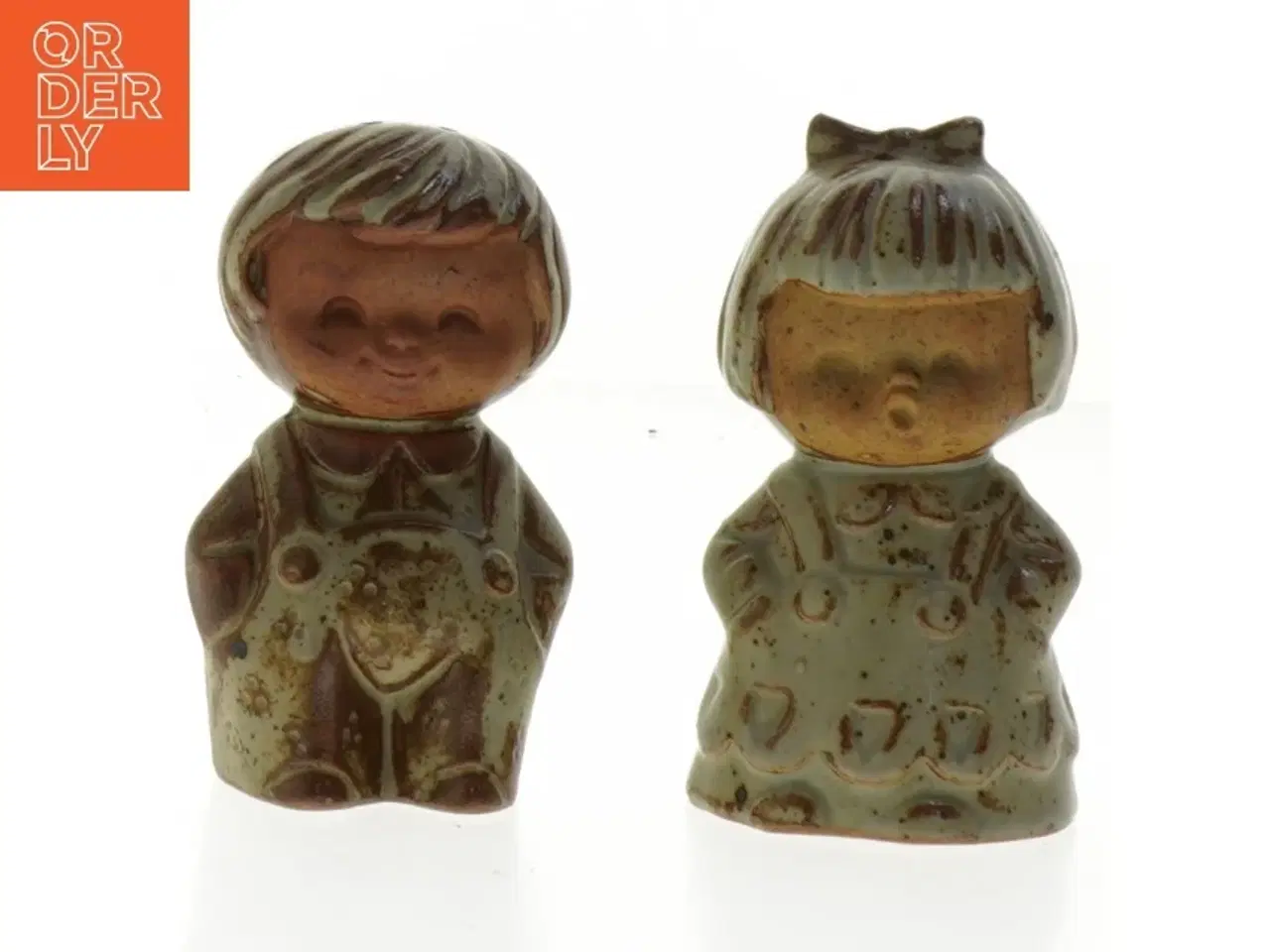 Billede 1 - Keramik salt- og pebersæt (str. 9,5 cm)