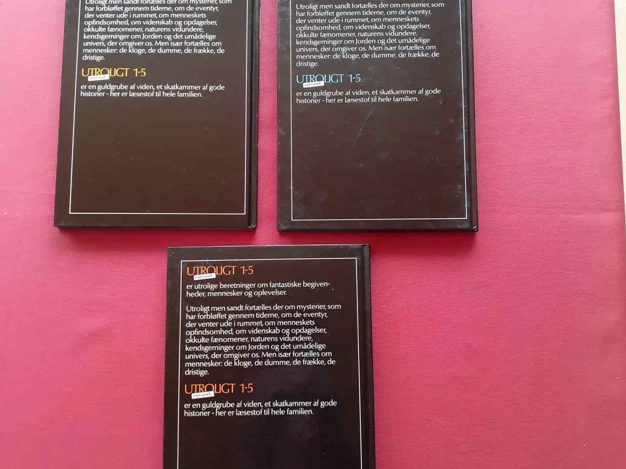 Billede 2 - Utroligt - men sandt / Bind 1, 3 og 5 / stk. 70,00