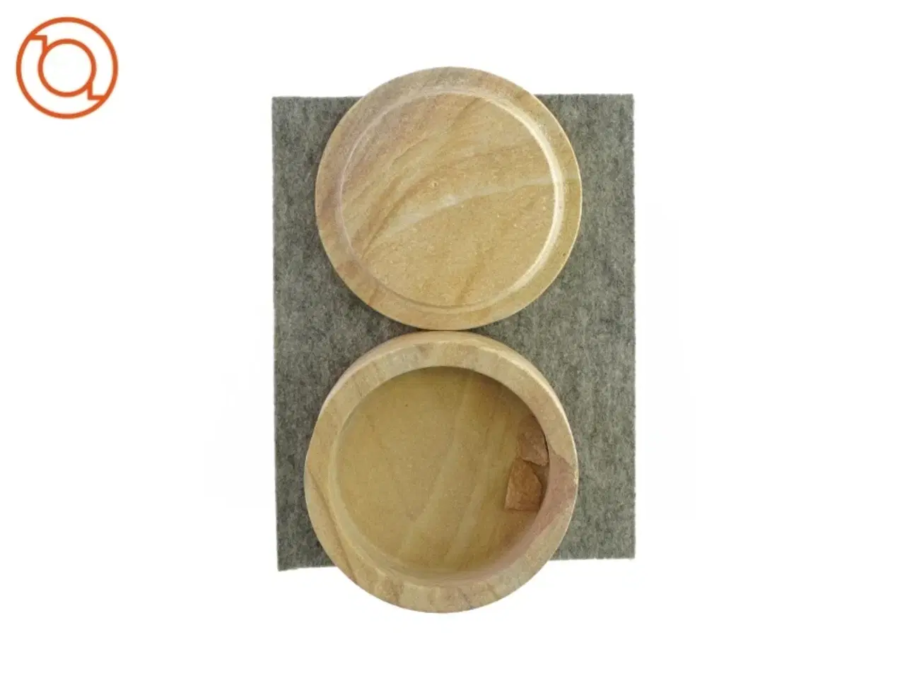 Billede 3 - Sten krukke med låg fra Skjalm P