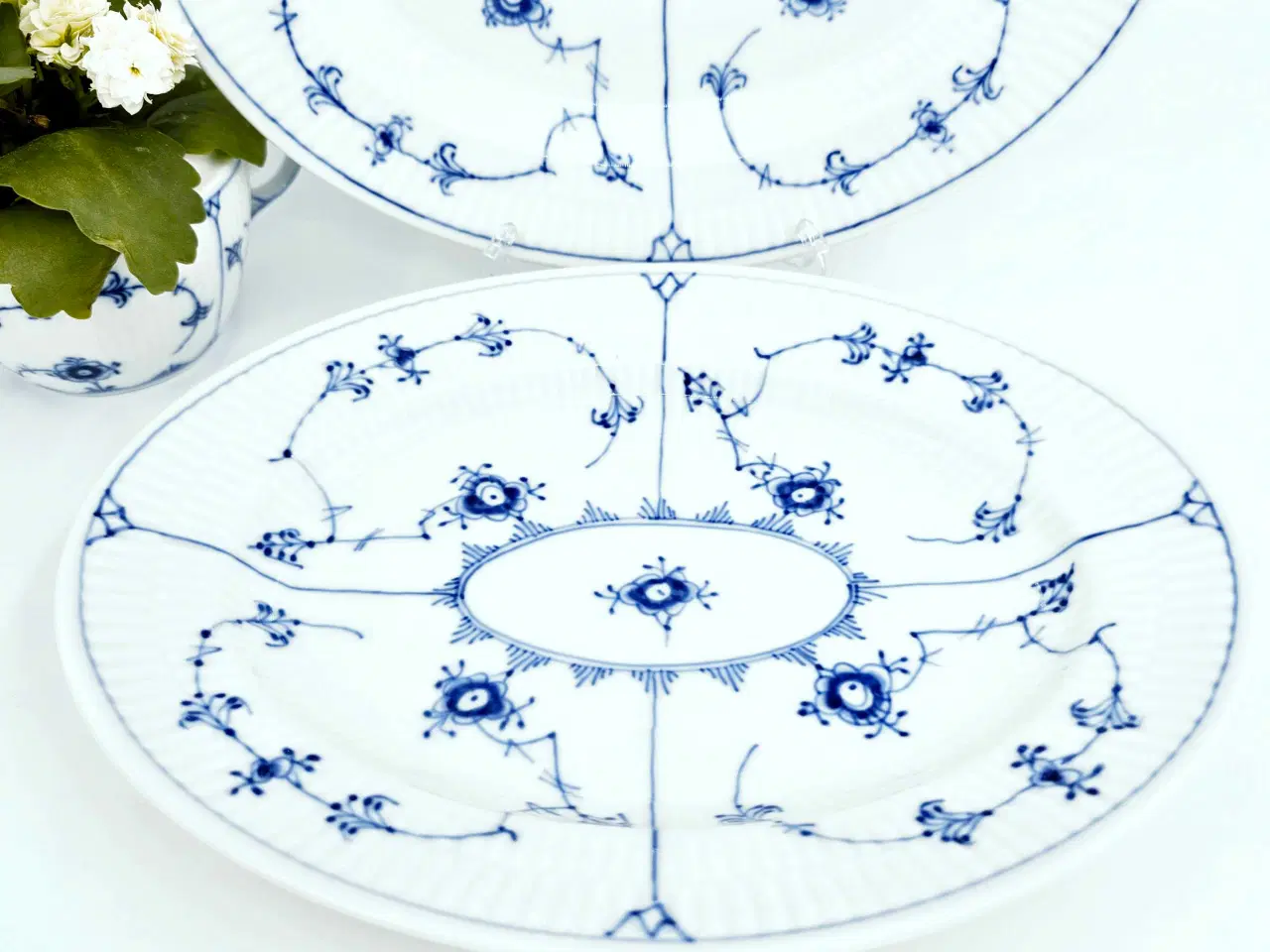 Billede 3 - Musselmalet Oval Fad 1 sortering Porcelæn 