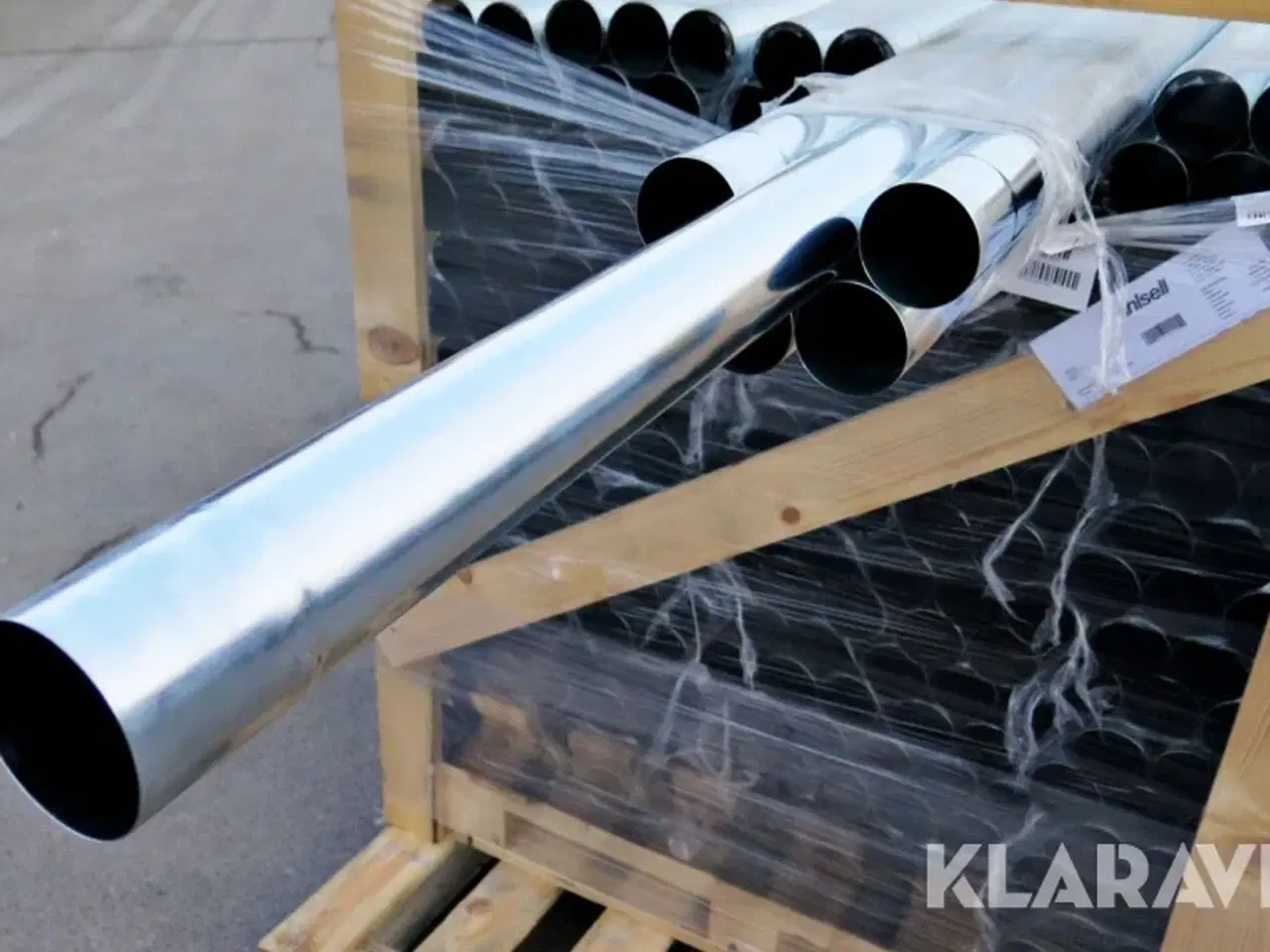 Billede 6 - Nedløbsrør zink Ø76 mm 50 styk à 2500 mm