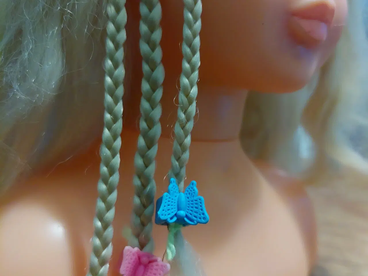 Billede 9 - Hårspænder, sommerfugle, 6 stk.