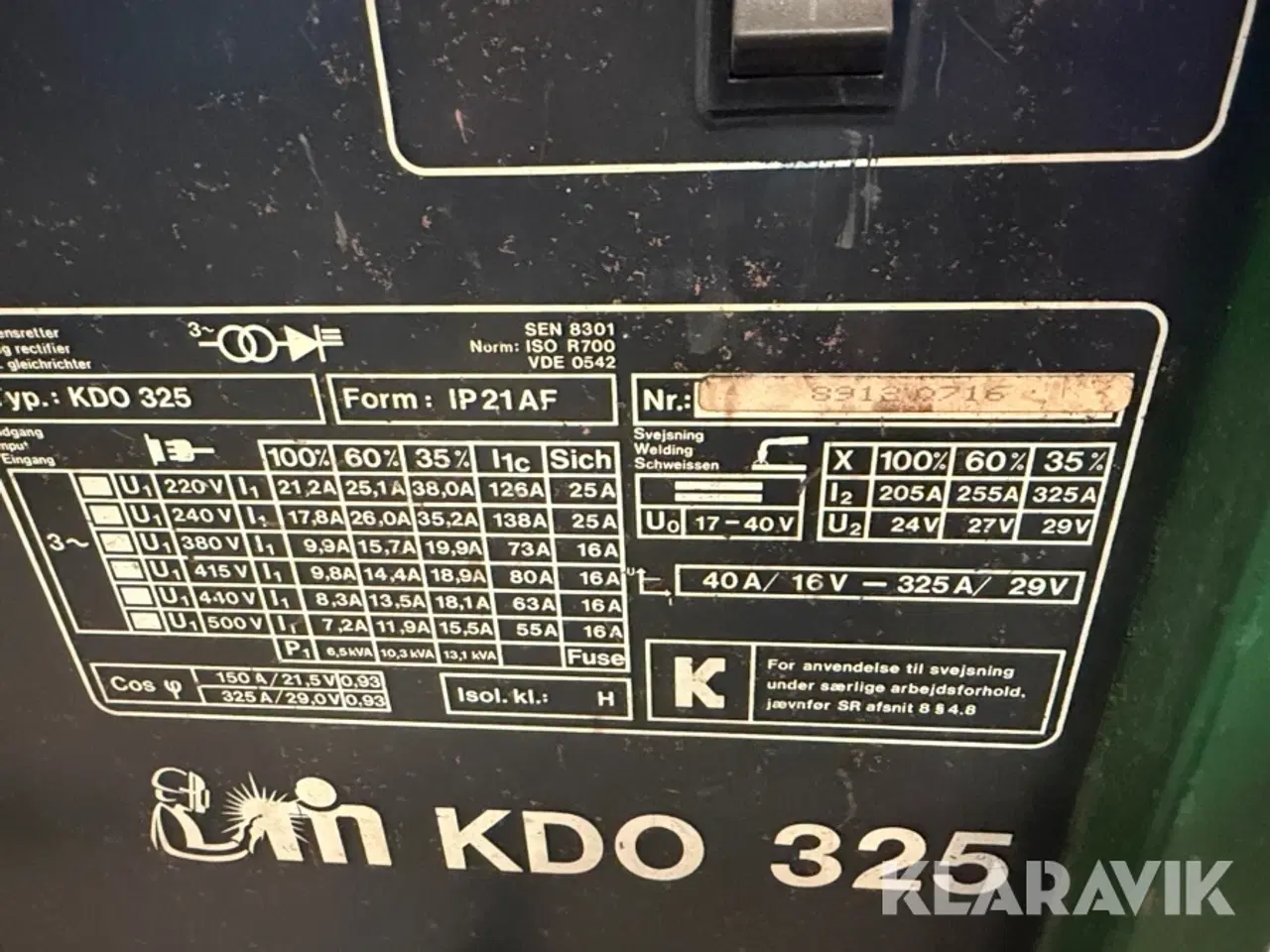 Billede 9 - Svejsemaskine Migatronic KDO 325 1 styk