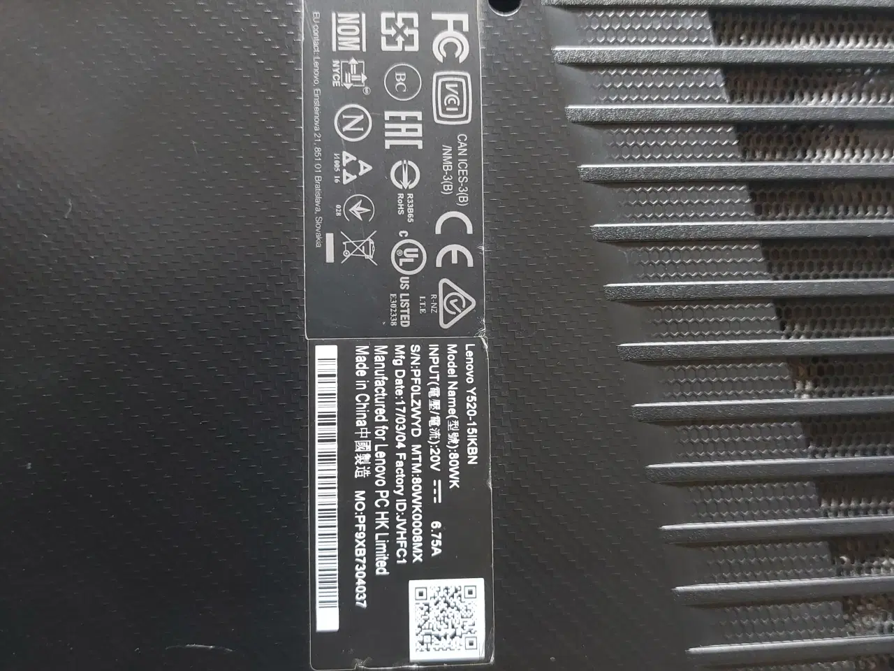 Billede 6 - Lenovo Y520 Gamer Bærbar