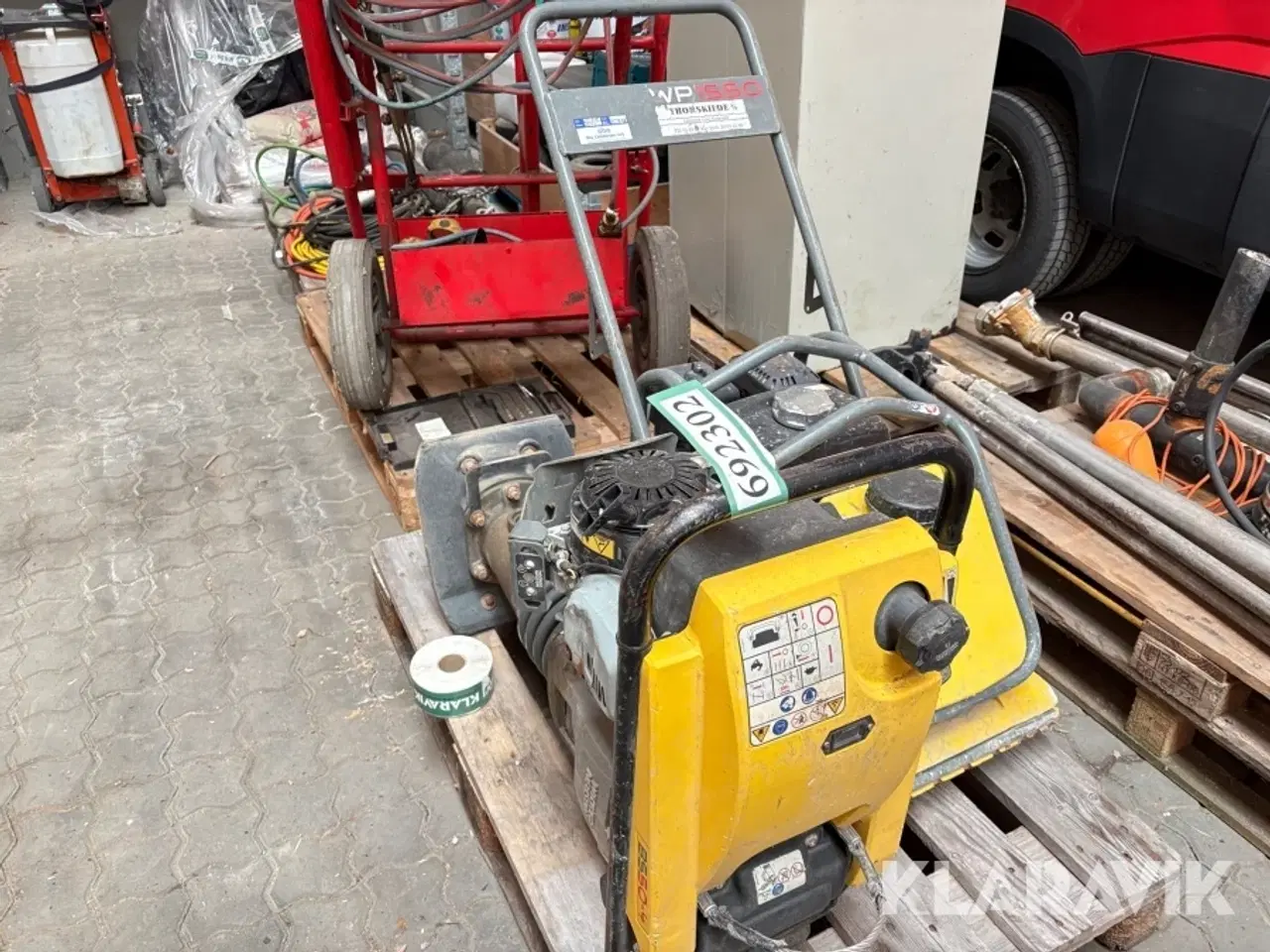 Billede 3 - Pladevibrator og Jordloppe Wacker Neuson WP1550/BS50-4As 11in