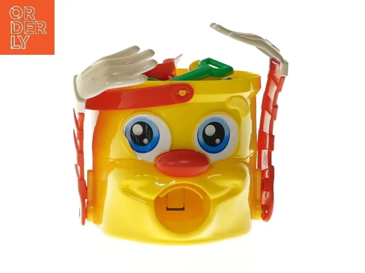 Billede 1 - Plastik legetøjs spand med tilbehør (str. 15 cm)