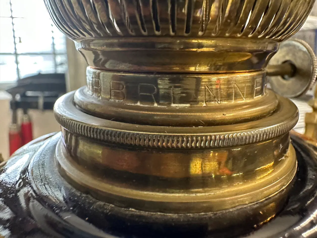 Billede 5 - Antik Petroleumslampe