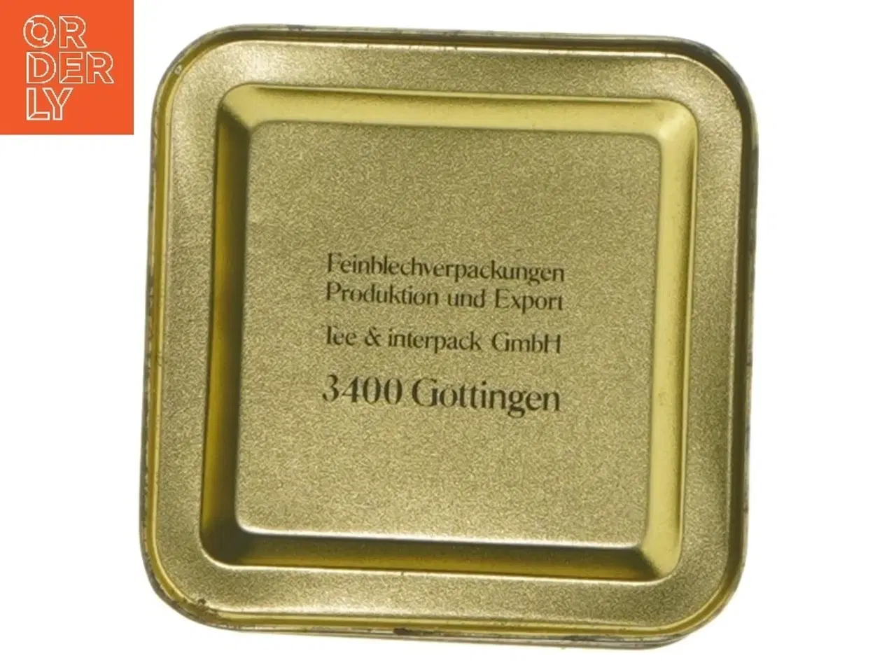 Billede 6 - Dekorativ blikdåse med motiver (str. 8x9 cm)